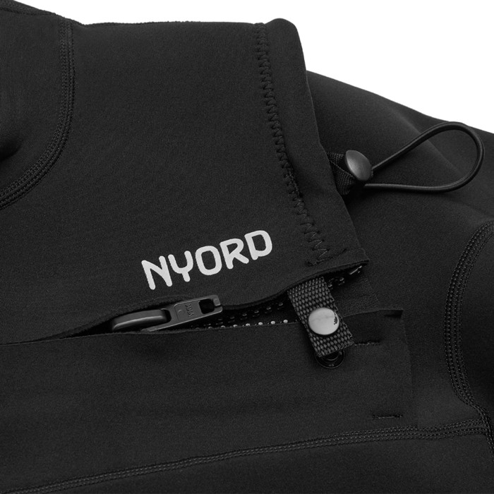 2024 Nyord Womens Tempus 3/2mm Chest Zip Wetsuit N04BA00018 - Preto